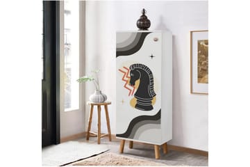 Gelsgan Skoskab 50 cm - Hvid - Opbevaring - Skoopbevaring