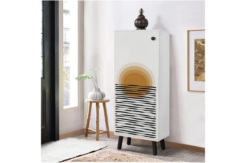 Gelsgan Skoskab 50 cm - Hvid - Opbevaring - Skoopbevaring - Skoskab