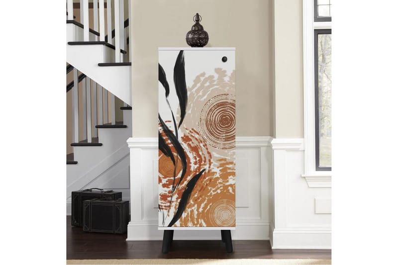 Gelsgan Skoskab 50 cm - Hvid/Sort - Opbevaring - Skoopbevaring - Skoskab