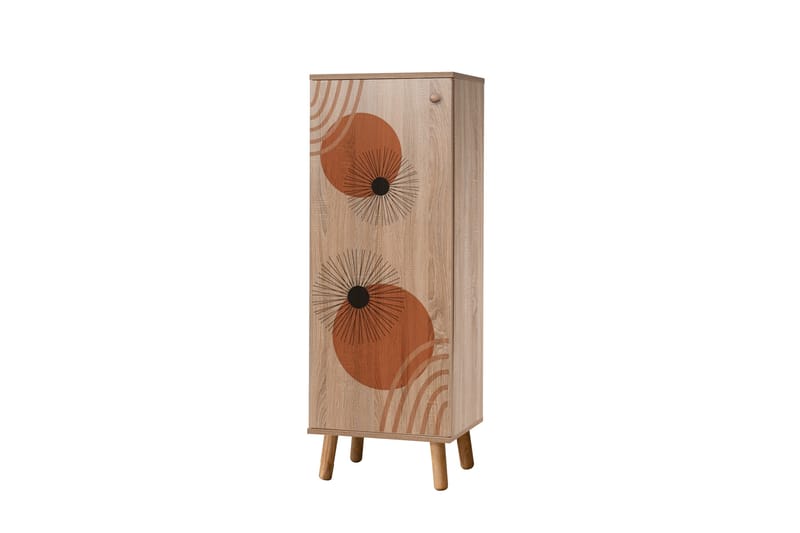 Gelsgan Skoskab 50 cm - Lysebrun - Opbevaring - Skoopbevaring - Skoskab