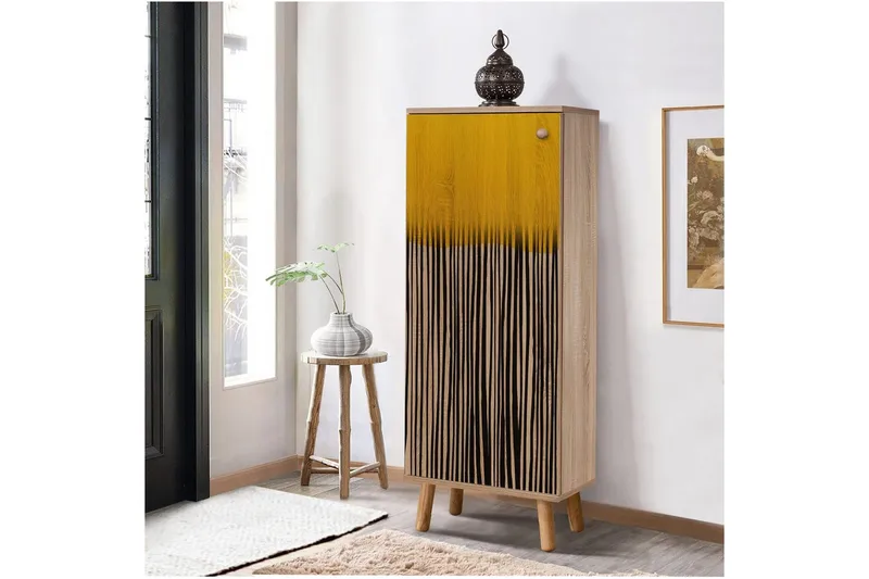 Gelsgan Skoskab 50 cm - Natur - Opbevaring - Skoopbevaring - Skoskab