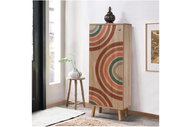 Gelsgan Skoskab 50 cm - Natur - Opbevaring - Skoopbevaring - Skoskab