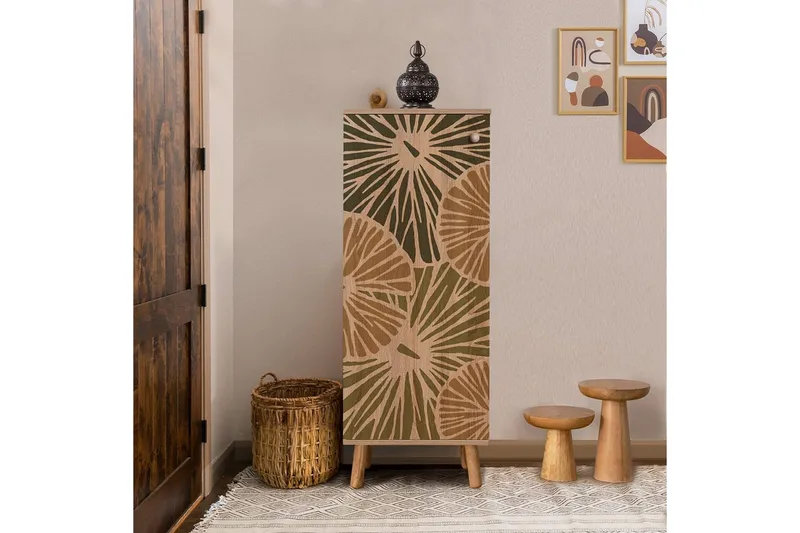 Gelsgan Skoskab 50 cm - Natur - Opbevaring - Skoopbevaring - Skoskab