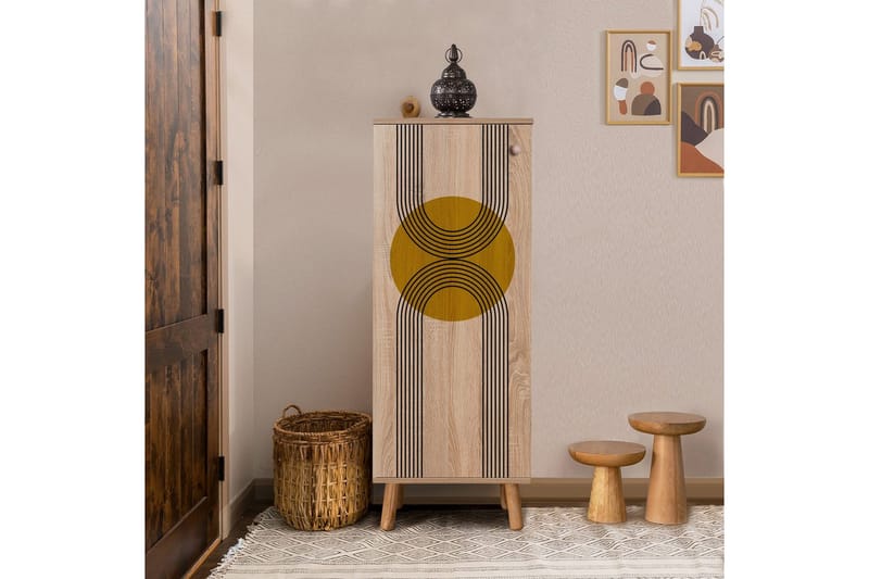 Gelsgan Skoskab 50 cm - Natur - Opbevaring - Skoopbevaring - Skoskab