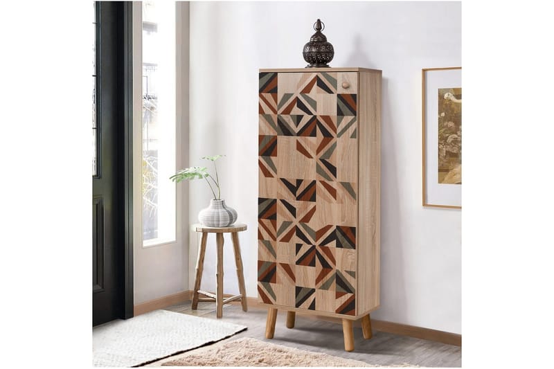 Gelsgan Skoskab 50 cm - Natur - Opbevaring - Skoopbevaring - Skoskab