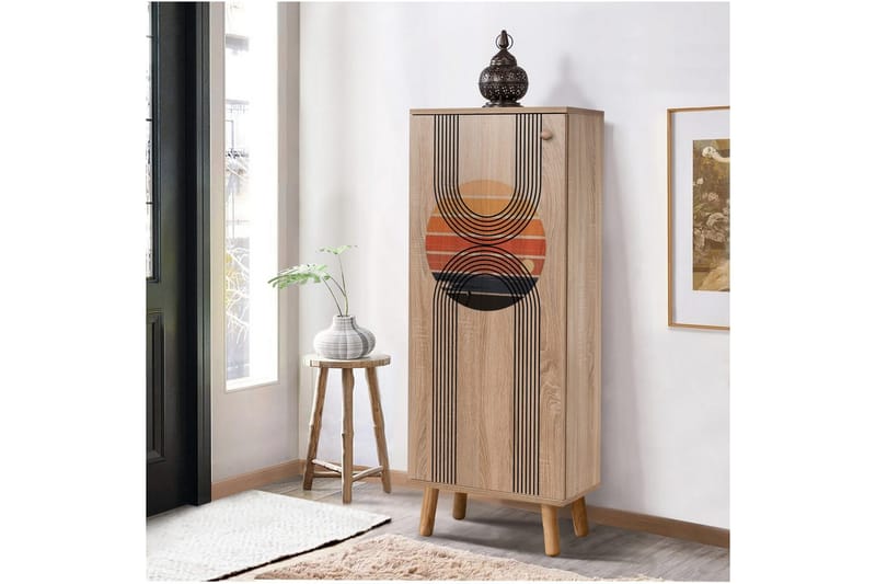 Gelsgan Skoskab 50 cm - Natur - Opbevaring - Skoopbevaring - Skoskab