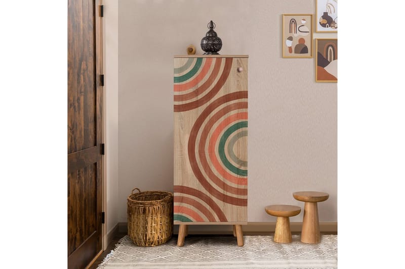 Gelsgan Skoskab 50 cm - Natur - Opbevaring - Skoopbevaring - Skoskab