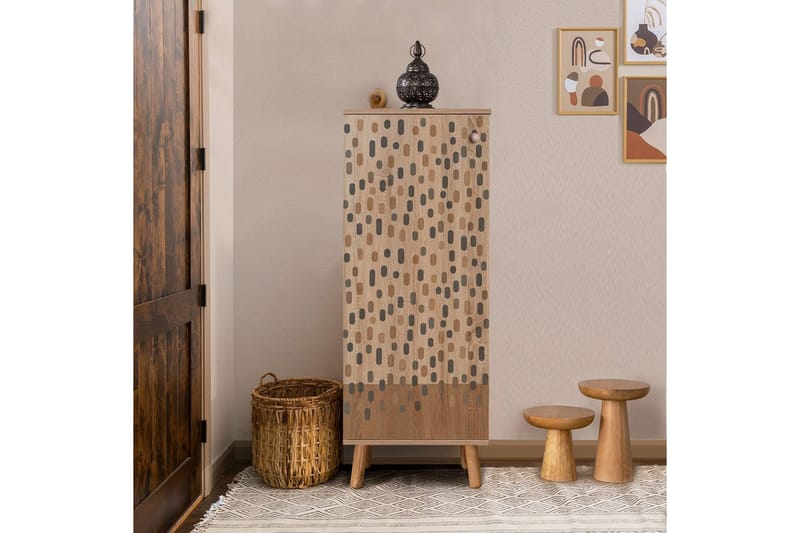 Gelsgan Skoskab 50 cm - Natur - Opbevaring - Skoopbevaring - Skoskab