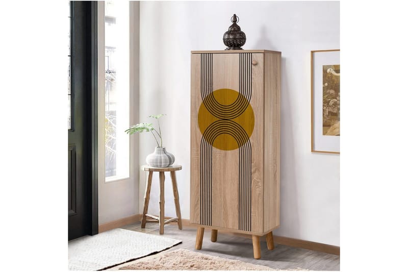 Gelsgan Skoskab 50 cm - Natur - Opbevaring - Skoopbevaring - Skoskab