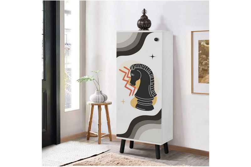 Gelsgan Skoskab 50 cm - Sort - Opbevaring - Skoopbevaring - Skoskab