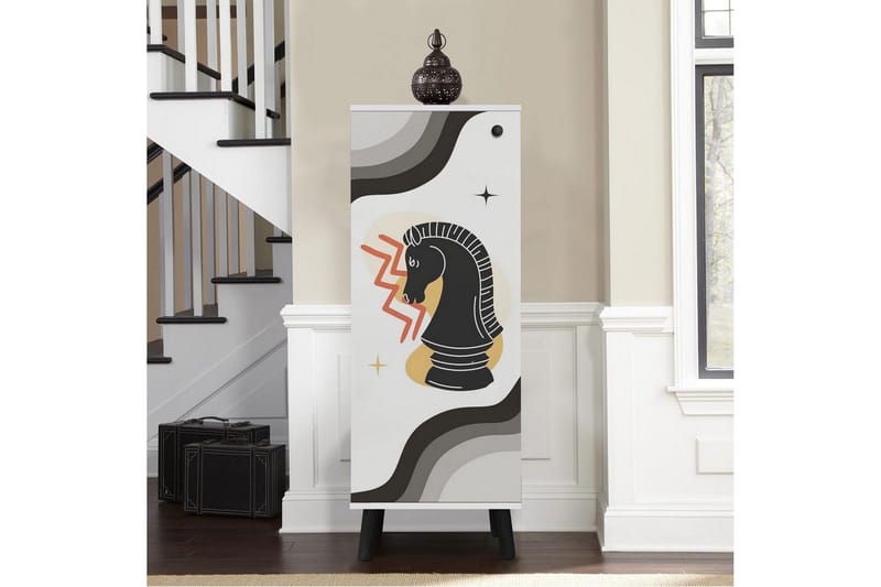 Gelsgan Skoskab 50 cm - Sort - Opbevaring - Skoopbevaring - Skoskab