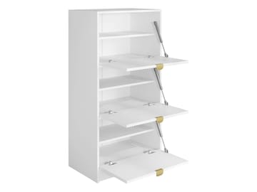 Gudelia Skoskab 60 cm - hvid - Opbevaring - Skoopbevaring