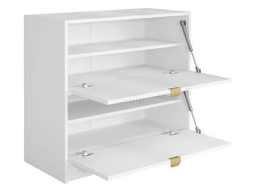 Gudelia Skoskab 80 cm - hvid - Opbevaring - Skoopbevaring