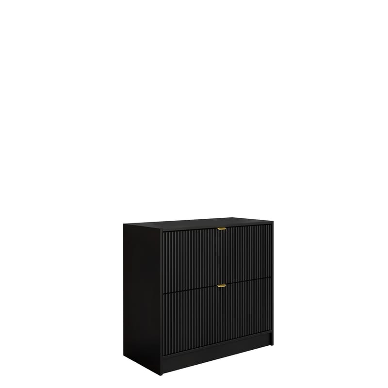 Gudelia Skoskab 80 cm - sort - Opbevaring - Skoopbevaring - Skoskab