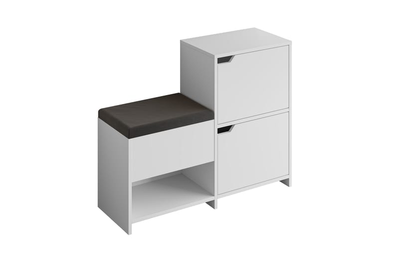 Haven Skoskab 101,5 cm, Hvid