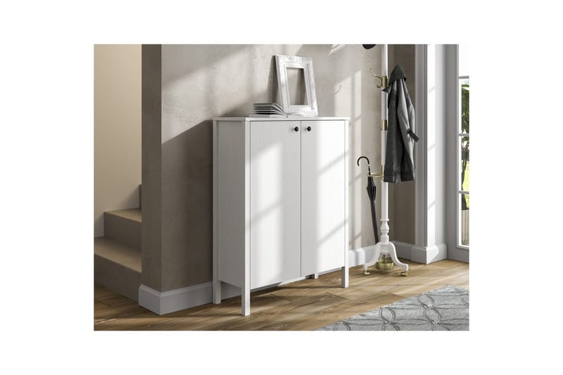 Haviland Skoskab 90 cm - Natur/Hvid - Opbevaring - Skoopbevaring - Skoskab