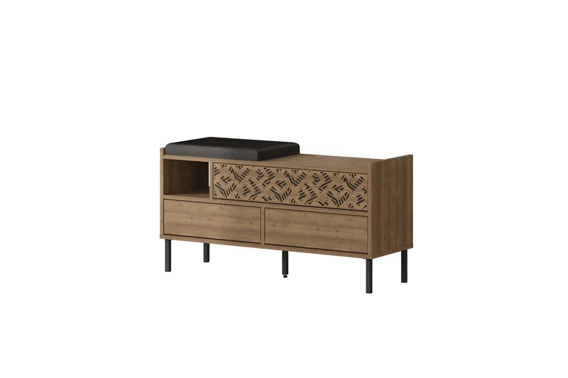 Heaton Skoskab 111 cm, Brun