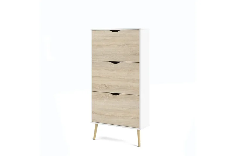 Hostafranc Skoskab 70 cm, Hvid