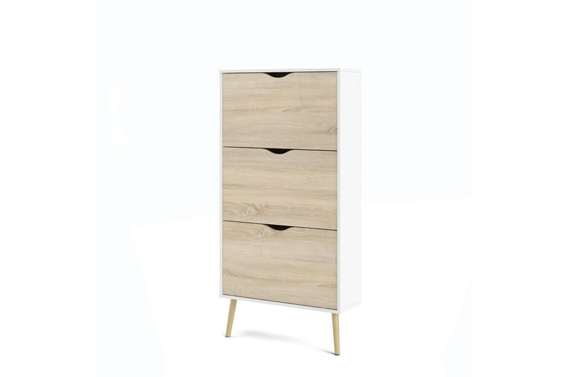Hostafranc Skoskab 70 cm - Hvid - Opbevaring - Skoopbevaring - Skoskab