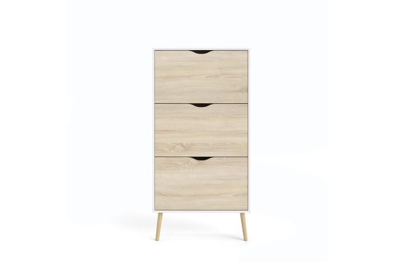 Hostafranc Skoskab 70 cm - Hvid - Opbevaring - Skoopbevaring - Skoskab