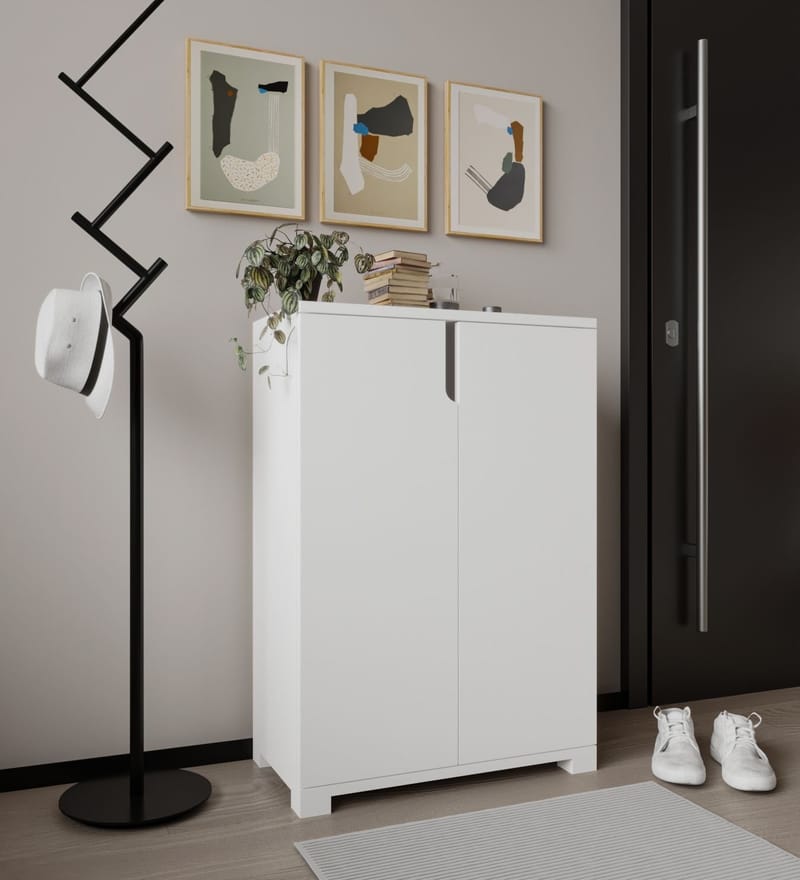 Hungirr Skoskab 60 cm - Hvid - Opbevaring - Skoopbevaring - Skoskab