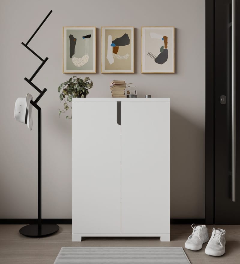 Hungirr Skoskab 60 cm - Hvid - Opbevaring - Skoopbevaring - Skoskab