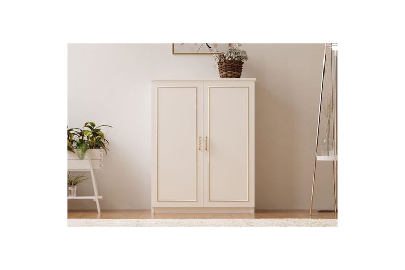 Ilena Skoskab 70 cm - Mat Hvid - Opbevaring - Skoopbevaring - Skoskab