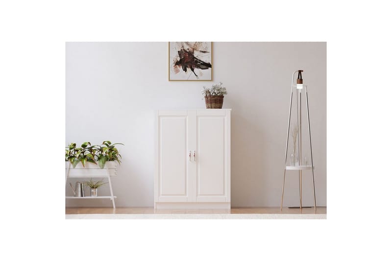 Ilena Skoskab 70 cm - Mat Hvid - Opbevaring - Skoopbevaring - Skoskab