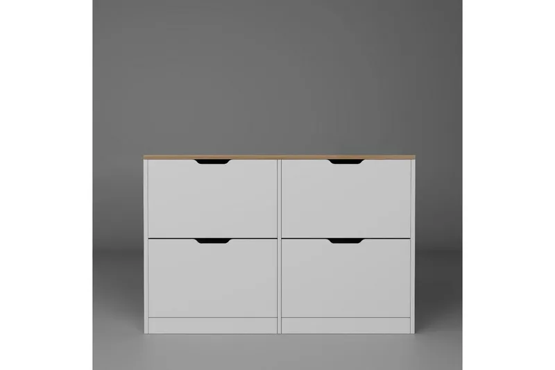 Kiichi Skoskab 120,5 cm - Valnød - Opbevaring - Skoopbevaring - Skoskab