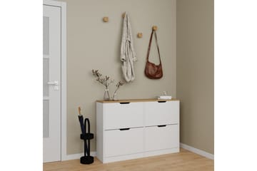 Kiichi Skoskab 120,5 cm - Valnød - Opbevaring - Skoopbevaring