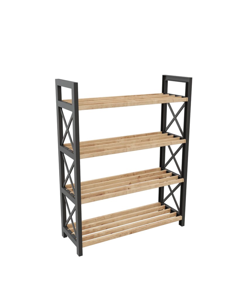 Lekora Multifunktionshylde 64 cm - Sort - Opbevaring - Skoopbevaring