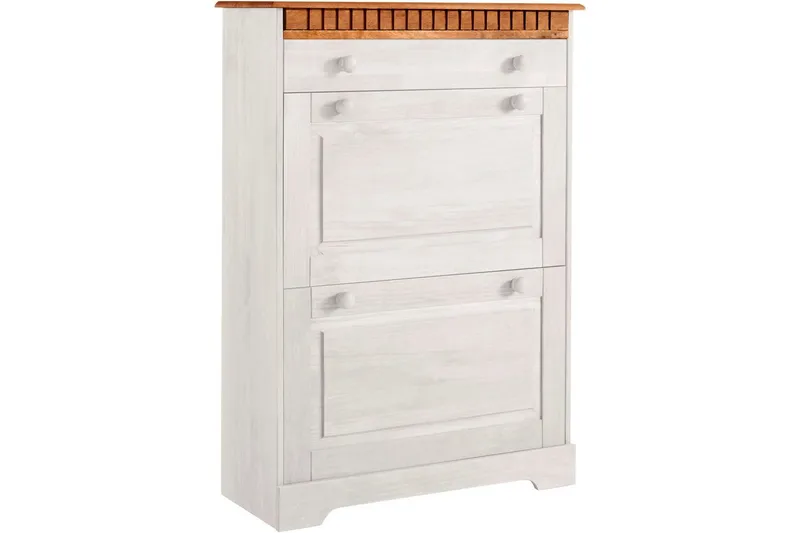 Lisa Skoskab 75x105 cm, Hvid