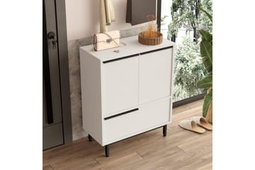 Liyakat Skoskab 74,8 cm - Hvid - Opbevaring - Skoopbevaring