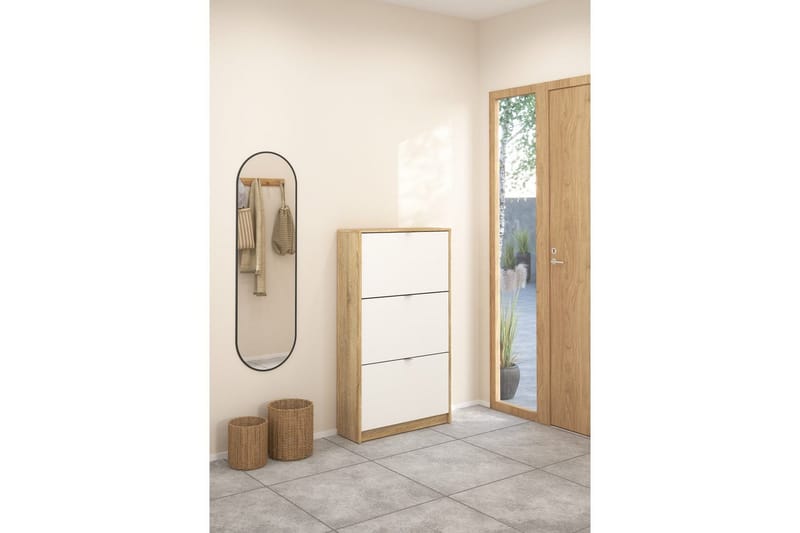 Loranor Skoskab 70,3 cm - Natur - Opbevaring - Skoopbevaring
