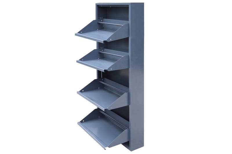 Mayazizi Skoskab 50 cm - Lysegrå - Opbevaring - Skoopbevaring - Skoskab