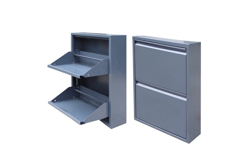 Mayazizi Skoskab 50 cm - Lysegrå - Opbevaring - Skoopbevaring - Skoskab