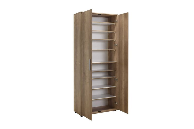 Mayazizi Skoskab 76 cm - Lysebrun - Opbevaring - Skoopbevaring - Skoskab