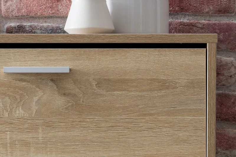 Metia skoskab 120x24 cm - Træ / natur - Opbevaring - Skoopbevaring - Skoskab