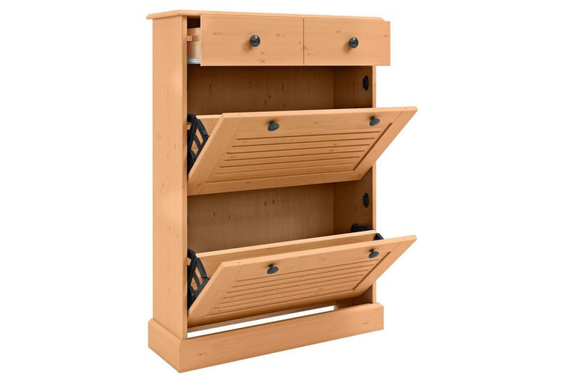 Mille Skoskab 75x105 cm - Brun - Opbevaring - Skoopbevaring