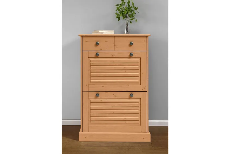 Mille Skoskab 75x105 cm - Brun - Opbevaring - Skoopbevaring - Skoskab