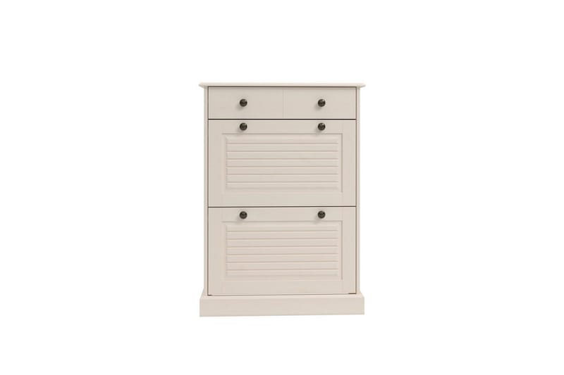 Mille Skoskab 75x105 cm - Hvid - Opbevaring - Skoopbevaring