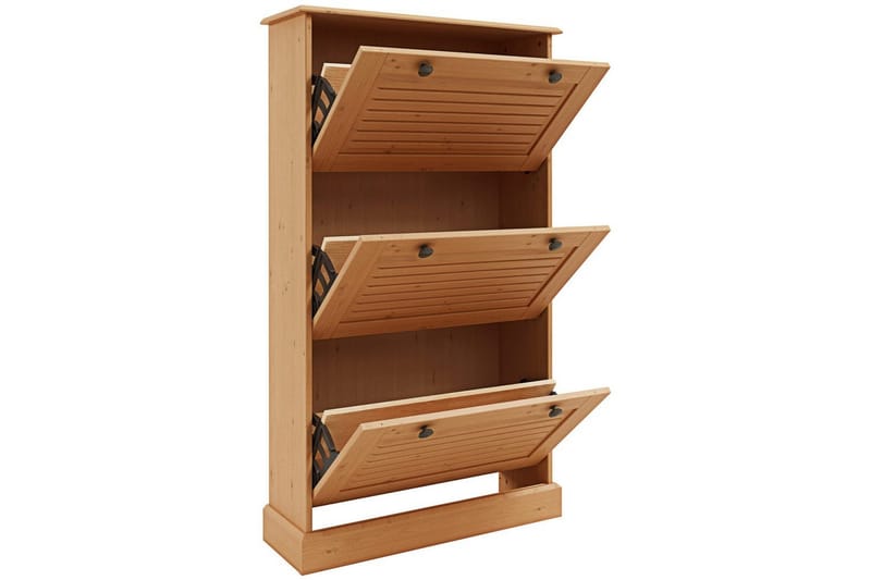 Mille Skoskab 75x130 cm - Brun - Opbevaring - Skoopbevaring - Skoskab