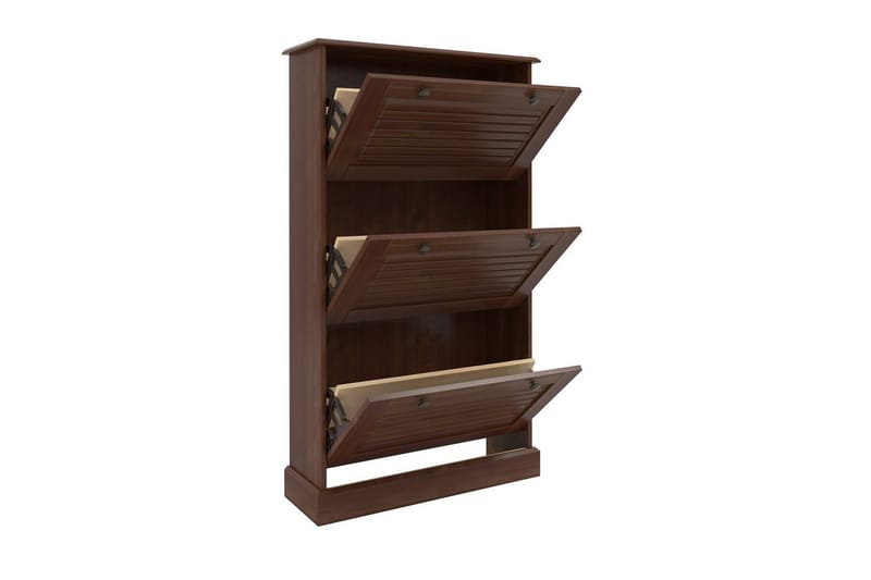 Mille Skoskab 75x130 cm - Brun - Opbevaring - Skoopbevaring - Skoskab