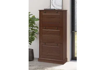 Mille Skoskab 75x130 cm - Brun - Opbevaring - Skoopbevaring