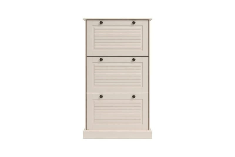 Mille Skoskab 75x130 cm - Hvid - Opbevaring - Skoopbevaring