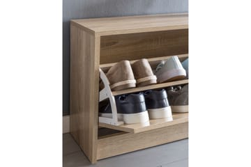 Mosbarger Skohylde 80x24 cm - Træ / natur - Opbevaring - Skoopbevaring