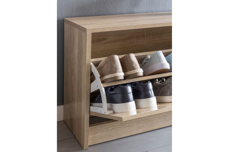 Mosbarger Skohylde 80x24 cm - Træ / natur - Opbevaring - Skoopbevaring