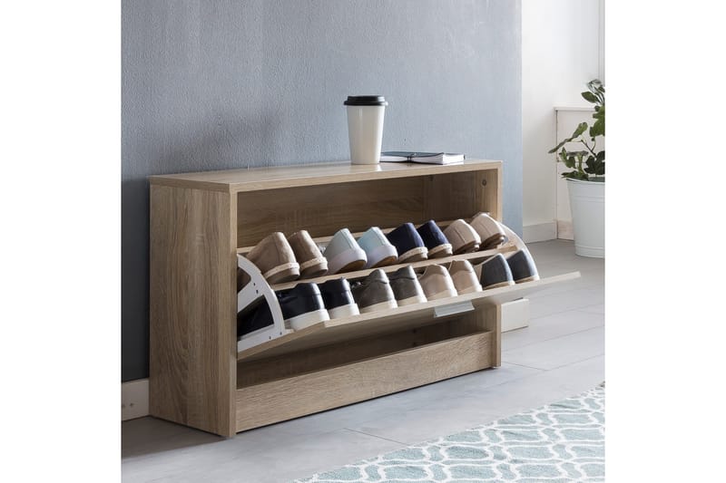 Mosbarger Skohylde 80x24 cm - Træ / natur - Opbevaring - Skoopbevaring