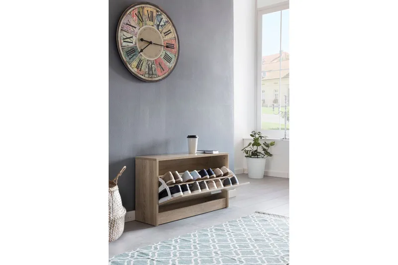 Mosbarger Skohylde 80x24 cm - Træ / natur - Opbevaring - Skoopbevaring