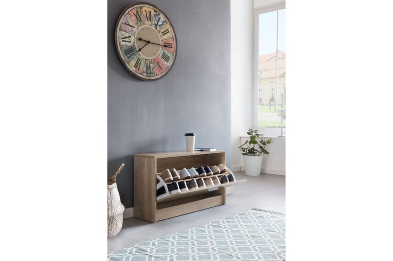 Mosbarger Skohylde 80x24 cm - Træ / natur - Opbevaring - Skoopbevaring